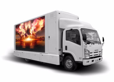 Tela de exposição móvel montada carro do diodo emissor de luz, telas da tevê do caminhão para anunciar fornecedor