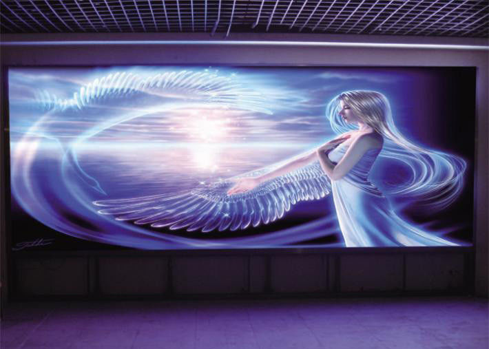 Painel de exibição de vídeo do diodo emissor de luz da sala do entretenimento, tela de exposição da parede da animação fornecedor